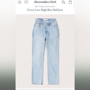 Abercrombie & fitch the dad high rise